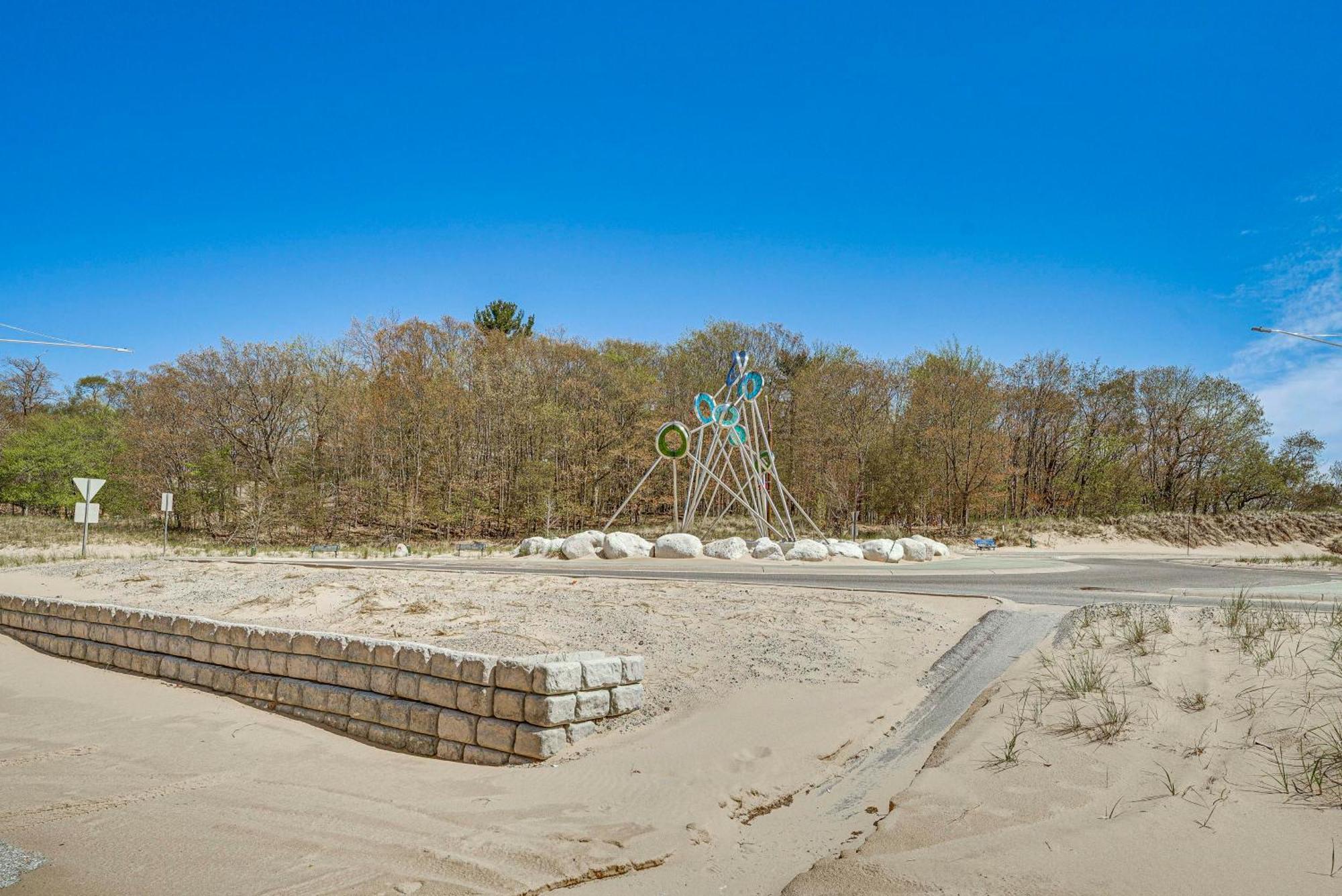 Walk To Beach Lake Michigan Getaway! Muskegon Ngoại thất bức ảnh